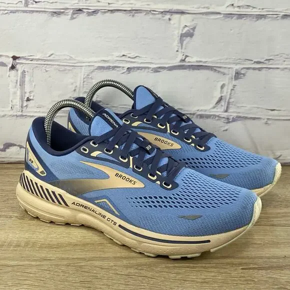 Brooks Adrenaline GTS 23 Blue Running Shoes Women’s Size 9 Athletic Gym Sneakers - Picture 3 of 8